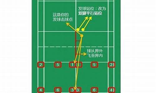 羽毛球发球几号位图示_羽毛球发球几号位图示手指